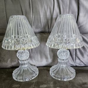 Vintage PartyLite Astoria Crystal Tealight Lamps